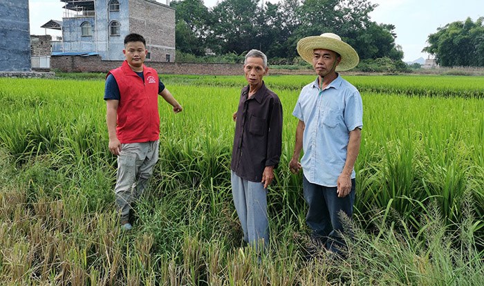 1639559329112425.jpg 黃星杰(左一)在進(jìn)行產(chǎn)業(yè)獎補核查工作.jpg